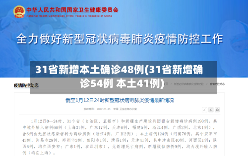 31省新增本土确诊48例(31省新增确诊54例 本土41例)-第3张图片