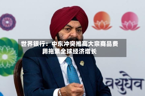 世界银行：中东冲突推高大宗商品费用	，拖累全球经济增长-第3张图片