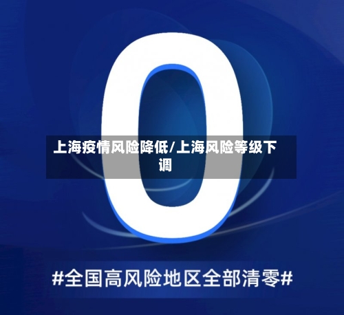 上海疫情风险降低/上海风险等级下调-第2张图片