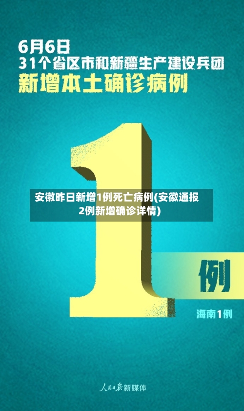 安徽昨日新增1例死亡病例(安徽通报2例新增确诊详情)-第2张图片