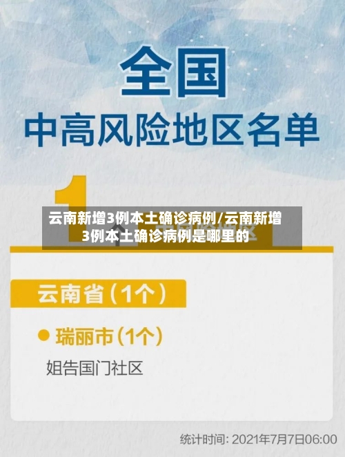 云南新增3例本土确诊病例/云南新增3例本土确诊病例是哪里的-第2张图片