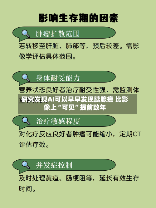 研究发现AI可以早早发现胰腺癌 比影像上“可见”提前数年-第3张图片