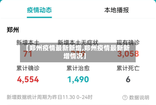 【郑州疫情最新新增,郑州疫情最新新增情况】-第2张图片