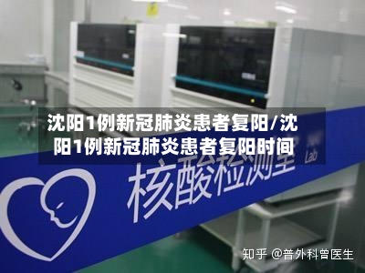 沈阳1例新冠肺炎患者复阳/沈阳1例新冠肺炎患者复阳时间