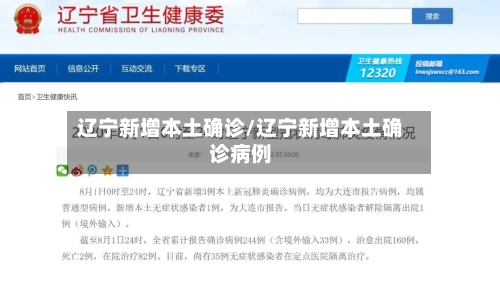 辽宁新增本土确诊/辽宁新增本土确诊病例