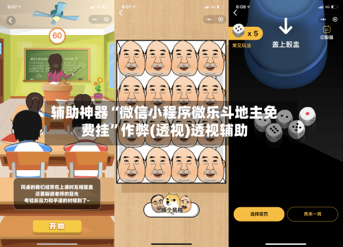 辅助神器“微信小程序微乐斗地主免费挂”作弊(透视)透视辅助-第3张图片