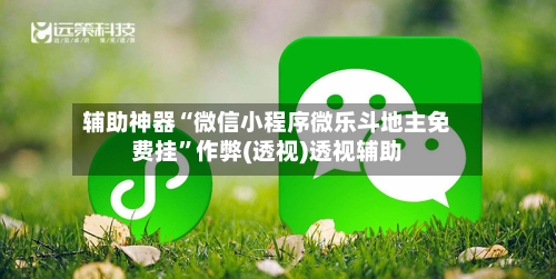 辅助神器“微信小程序微乐斗地主免费挂	”作弊(透视)透视辅助-第2张图片