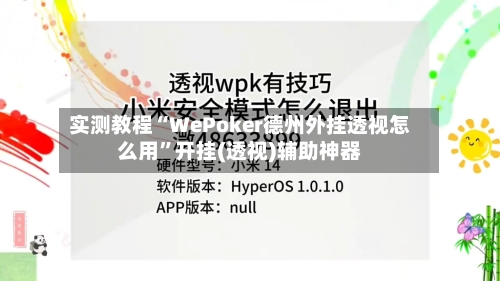 实测教程“WePoker德州外挂透视怎么用	”开挂(透视)辅助神器-第2张图片