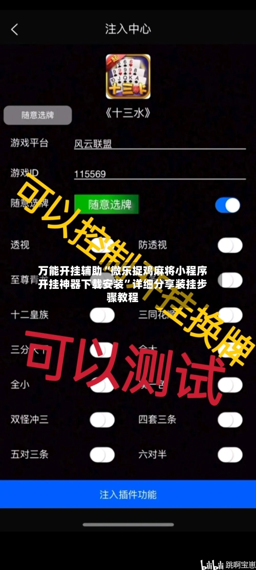 万能开挂辅助“微乐捉鸡麻将小程序开挂神器下载安装	”详细分享装挂步骤教程-第2张图片