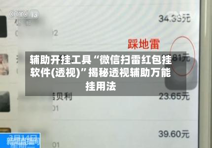 辅助开挂工具“微信扫雷红包挂软件(透视)”揭秘透视辅助万能挂用法-第2张图片