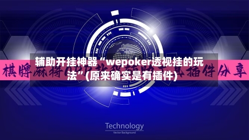 辅助开挂神器“wepoker透视挂的玩法”(原来确实是有插件)-第2张图片