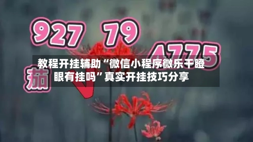 教程开挂辅助“微信小程序微乐干瞪眼有挂吗”真实开挂技巧分享