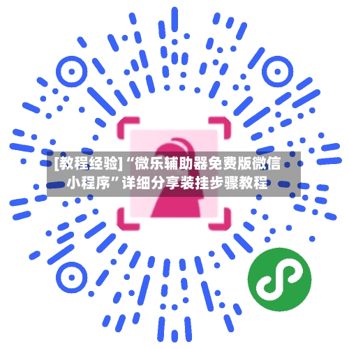 [教程经验]“微乐辅助器免费版微信小程序”详细分享装挂步骤教程-第3张图片