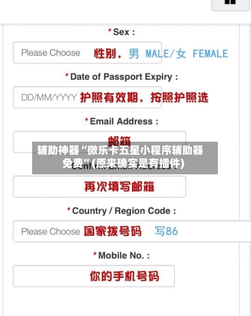 辅助神器“微乐卡五星小程序辅助器免费”(原来确实是有插件)