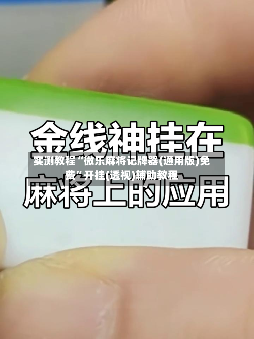 实测教程“微乐麻将记牌器(通用版)免费”开挂(透视)辅助教程-第2张图片