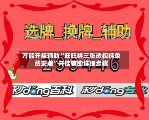 万能开挂辅助“旺旺拼三张透视挂免费安装”开挂辅助详细步骤-第3张图片