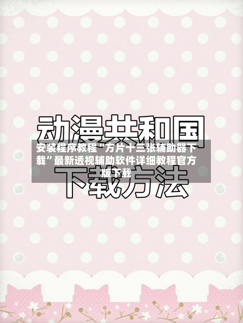 安装程序教程“方片十三张辅助器下载”最新透视辅助软件详细教程官方版下载