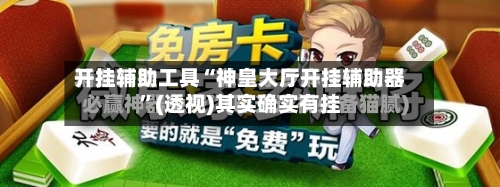 开挂辅助工具“神皇大厅开挂辅助器”(透视)其实确实有挂