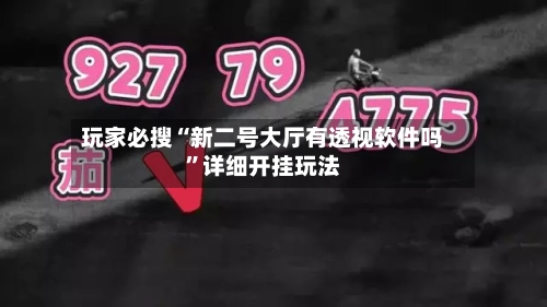 玩家必搜“新二号大厅有透视软件吗	”详细开挂玩法-第3张图片