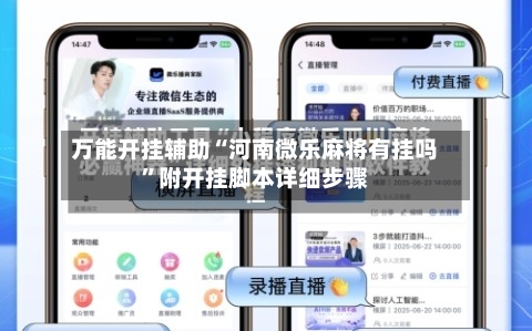 万能开挂辅助“河南微乐麻将有挂吗”附开挂脚本详细步骤-第2张图片