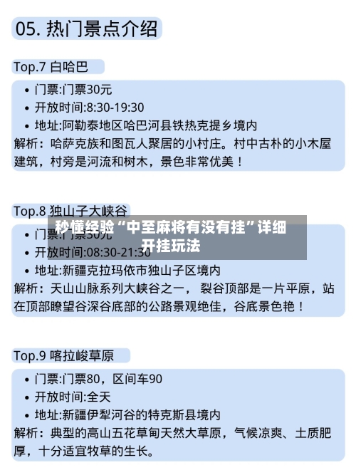 秒懂经验“中至麻将有没有挂”详细开挂玩法