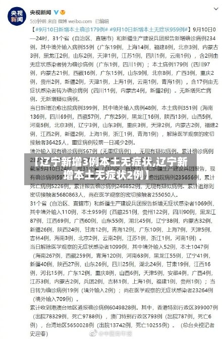 【辽宁新增3例本土无症状,辽宁新增本土无症状2例】-第2张图片