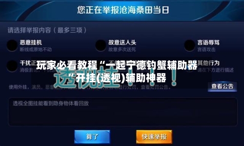 玩家必看教程“一起宁德钓蟹辅助器	”开挂(透视)辅助神器-第2张图片