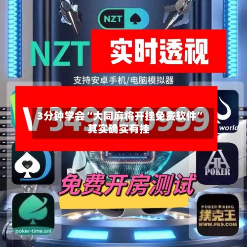 3分钟学会“大同麻将开挂免费软件”其实确实有挂-第3张图片