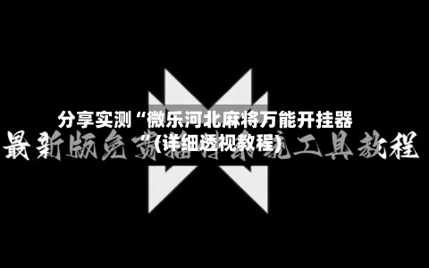 分享实测“微乐河北麻将万能开挂器”(详细透视教程)-第3张图片