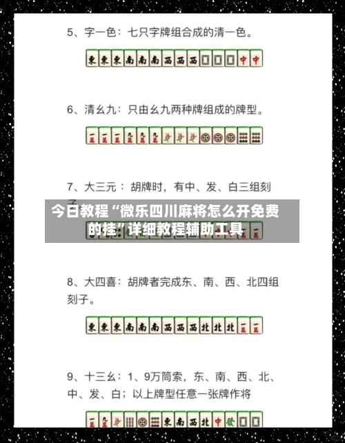 今日教程“微乐四川麻将怎么开免费的挂”详细教程辅助工具
