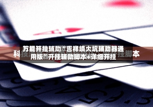 万能开挂辅助“吉祥填大坑辅助器通用版”开挂辅助脚本+详细开挂
