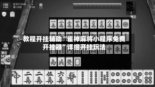 教程开挂辅助“雀神麻将小程序免费开挂器”详细开挂玩法-第2张图片