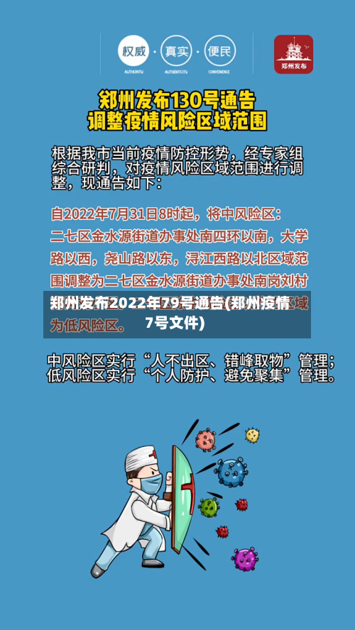 郑州发布2022年79号通告(郑州疫情7号文件)