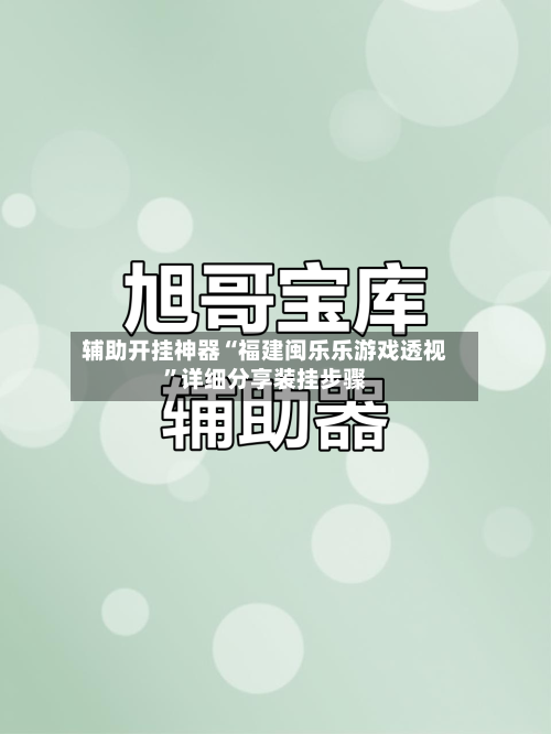 辅助开挂神器“福建闽乐乐游戏透视”详细分享装挂步骤-第3张图片