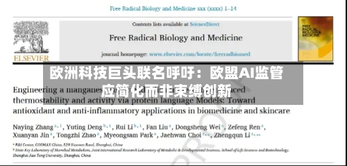 欧洲科技巨头联名呼吁：欧盟AI监管应简化而非束缚创新-第2张图片