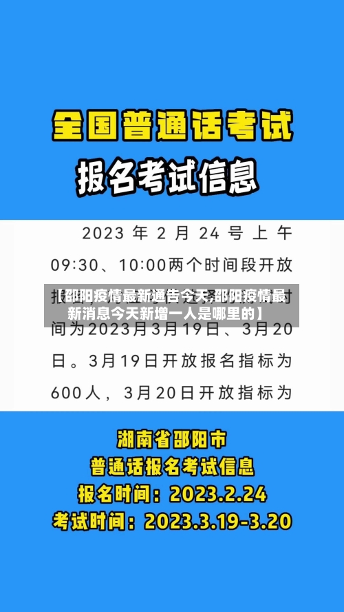 【邵阳疫情最新通告今天,邵阳疫情最新消息今天新增一人是哪里的】
