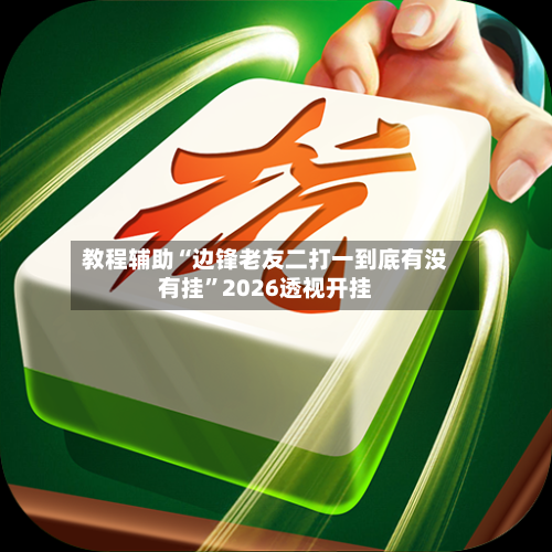 教程辅助“边锋老友二打一到底有没有挂”2026透视开挂-第3张图片
