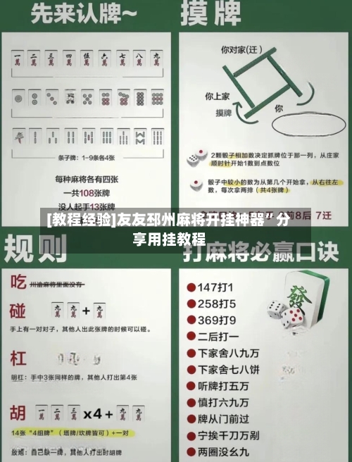 [教程经验]友友邳州麻将开挂神器”分享用挂教程-第2张图片