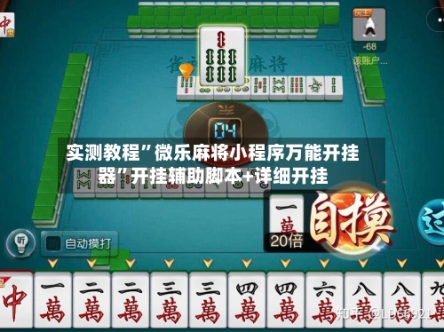 实测教程”微乐麻将小程序万能开挂器”开挂辅助脚本+详细开挂-第2张图片