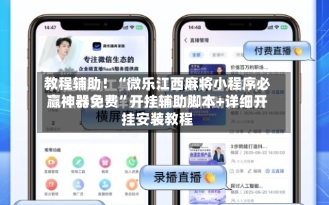 教程辅助！“微乐江西麻将小程序必赢神器免费”开挂辅助脚本+详细开挂安装教程-第2张图片