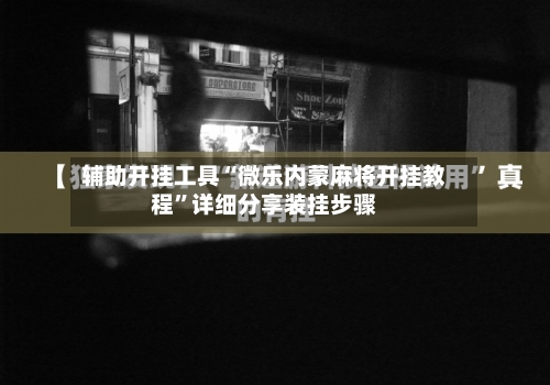 辅助开挂工具“微乐内蒙麻将开挂教程”详细分享装挂步骤-第2张图片