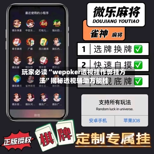 玩家必读“wepoker透视挂作弊挂方法”揭秘透视辅助万能挂-第2张图片