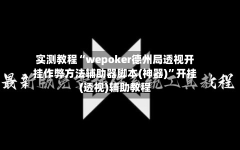 实测教程“wepoker德州局透视开挂作弊方法辅助器脚本(神器)”开挂(透视)辅助教程-第3张图片
