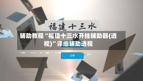 辅助教程“福建十三水开挂辅助器(透视)”详细辅助透视