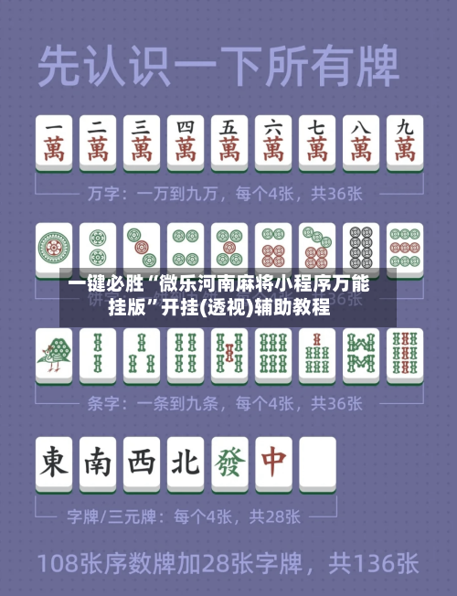 一键必胜“微乐河南麻将小程序万能挂版”开挂(透视)辅助教程