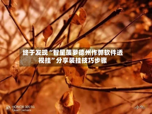 终于发现“智星菠萝德州作弊软件透视挂”分享装挂技巧步骤