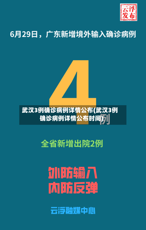 武汉3例确诊病例详情公布(武汉3例确诊病例详情公布时间)