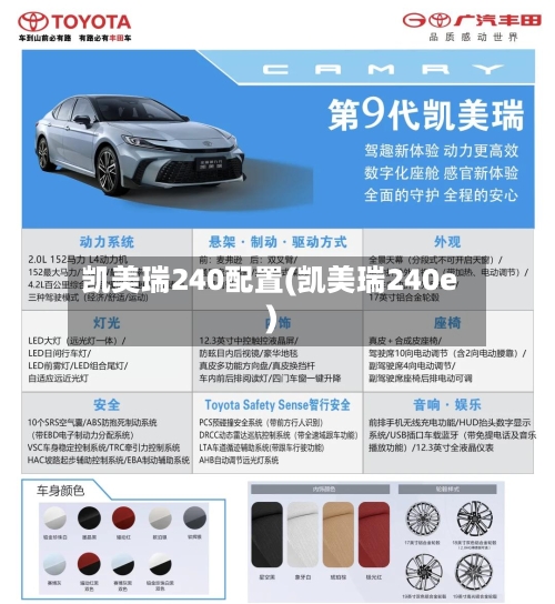 凯美瑞240配置(凯美瑞240e)