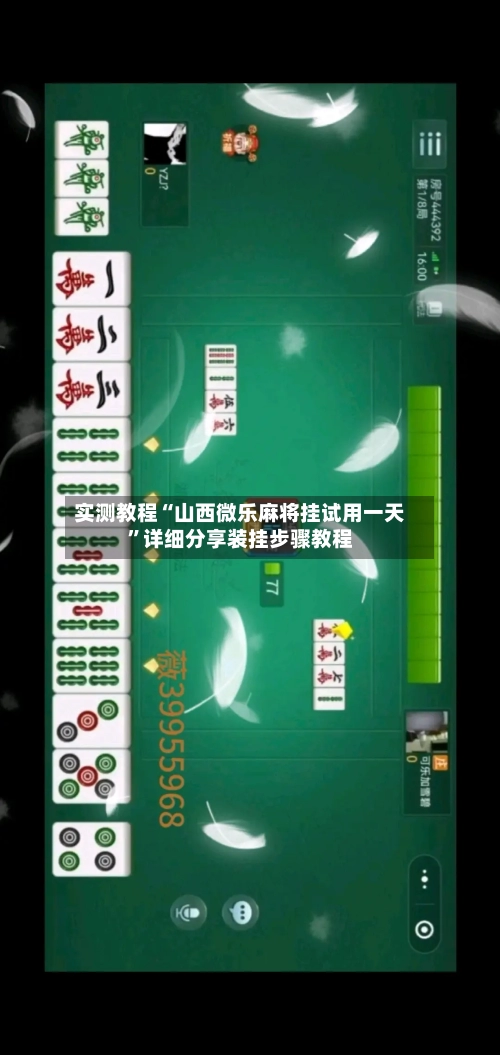 实测教程“山西微乐麻将挂试用一天”详细分享装挂步骤教程