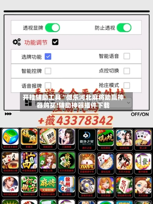 开挂辅助工具“微乐河北麻将助赢神器购买!辅助神器插件下载